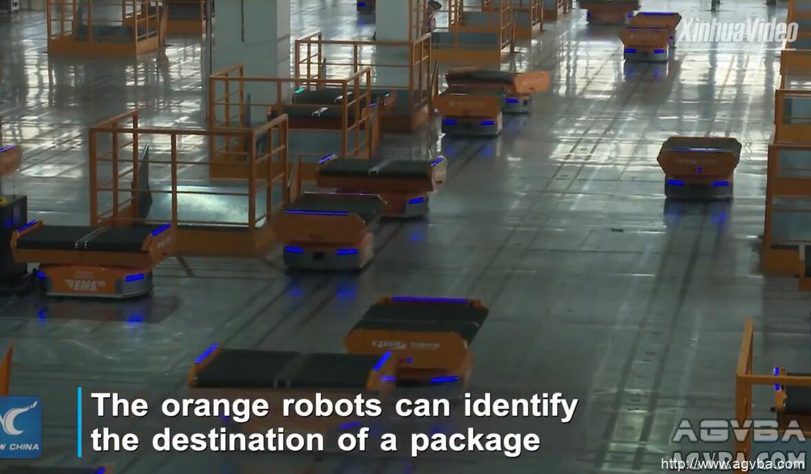 机器人军队每天在中国武汉帮助挑选至少30万包