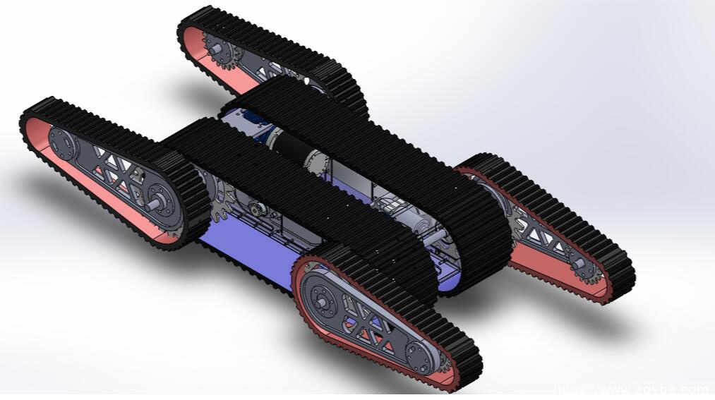 SolidWorks设计的CNC加工的救援机器人模型下载